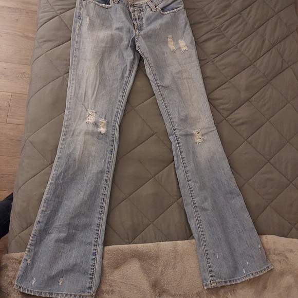 Express ripped bell bottoms - Picture 4 of 4